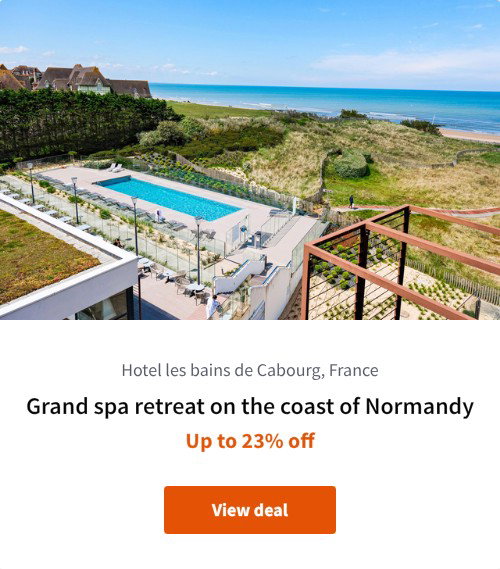 Grand spa retreat on the coast of Normandy