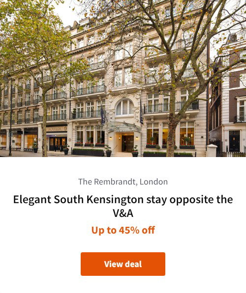 Elegant South Kensington stay opposite the V&amp;A
