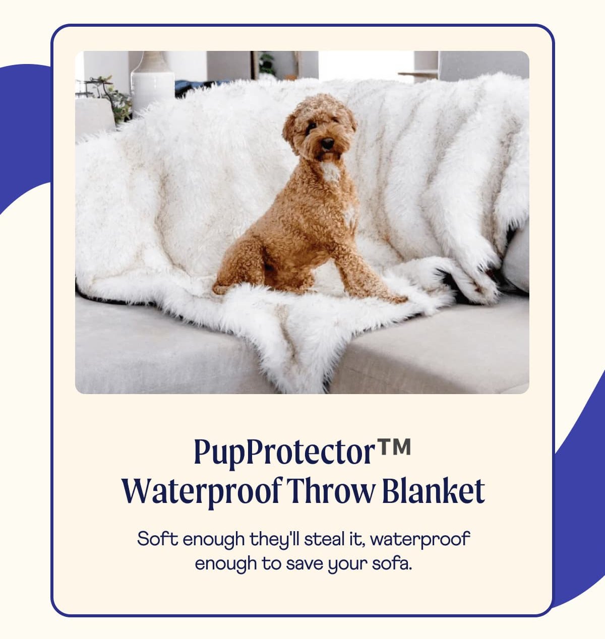 PupProtector ™ Waterproof Throw Blanket