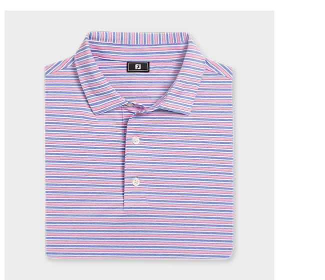 Heather Stripe Pique Shirt