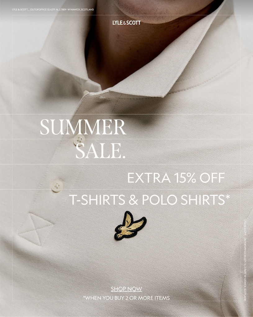 Model wearing Polo Shirt