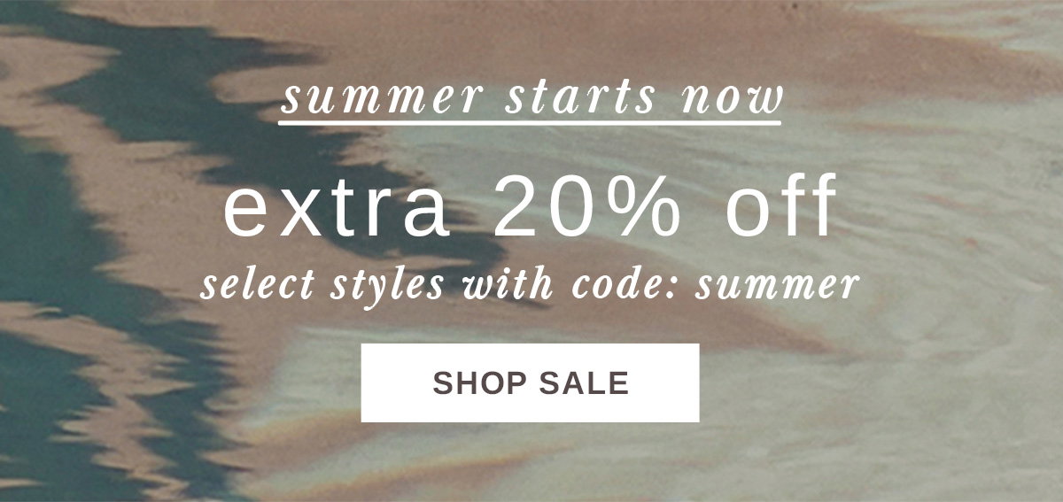Extra 20% off select styles - Shop Sale