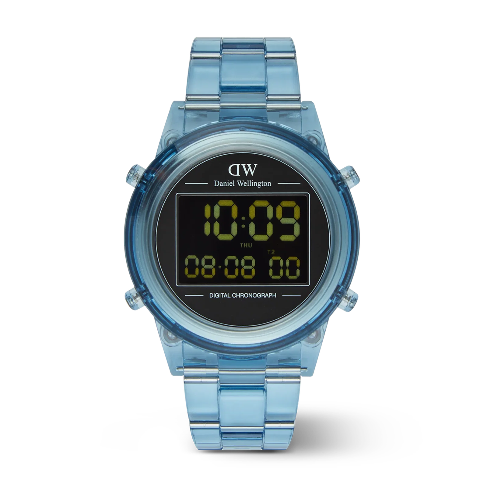 Image of Retro Digital Light Blue Light Blue