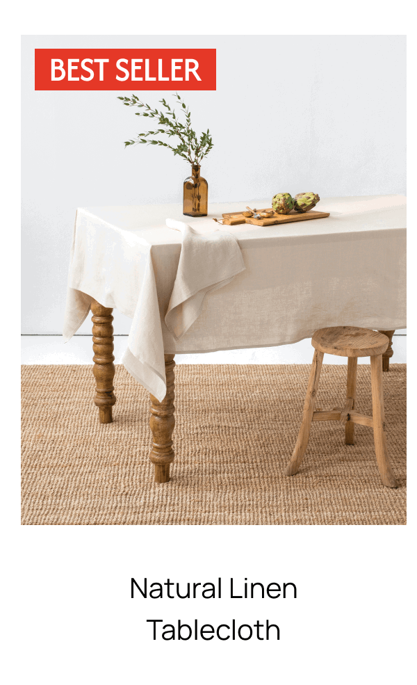 Natural Linen Tablecloth