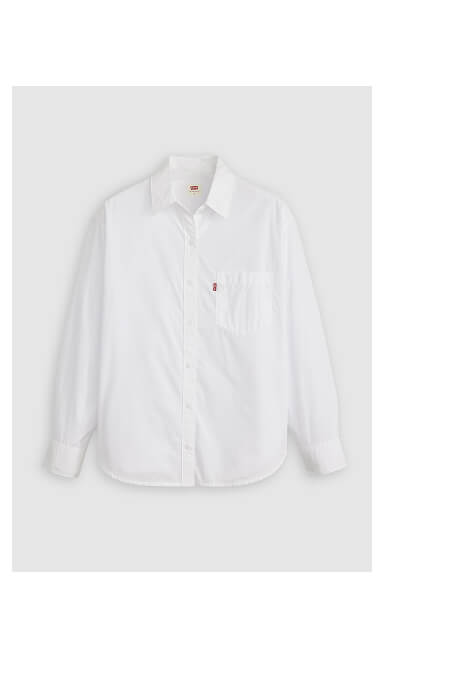 Women's Harlie Boyfriend Shirt - Grab the Bright White Wash