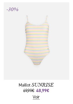Maillot une pièce SUNRISE