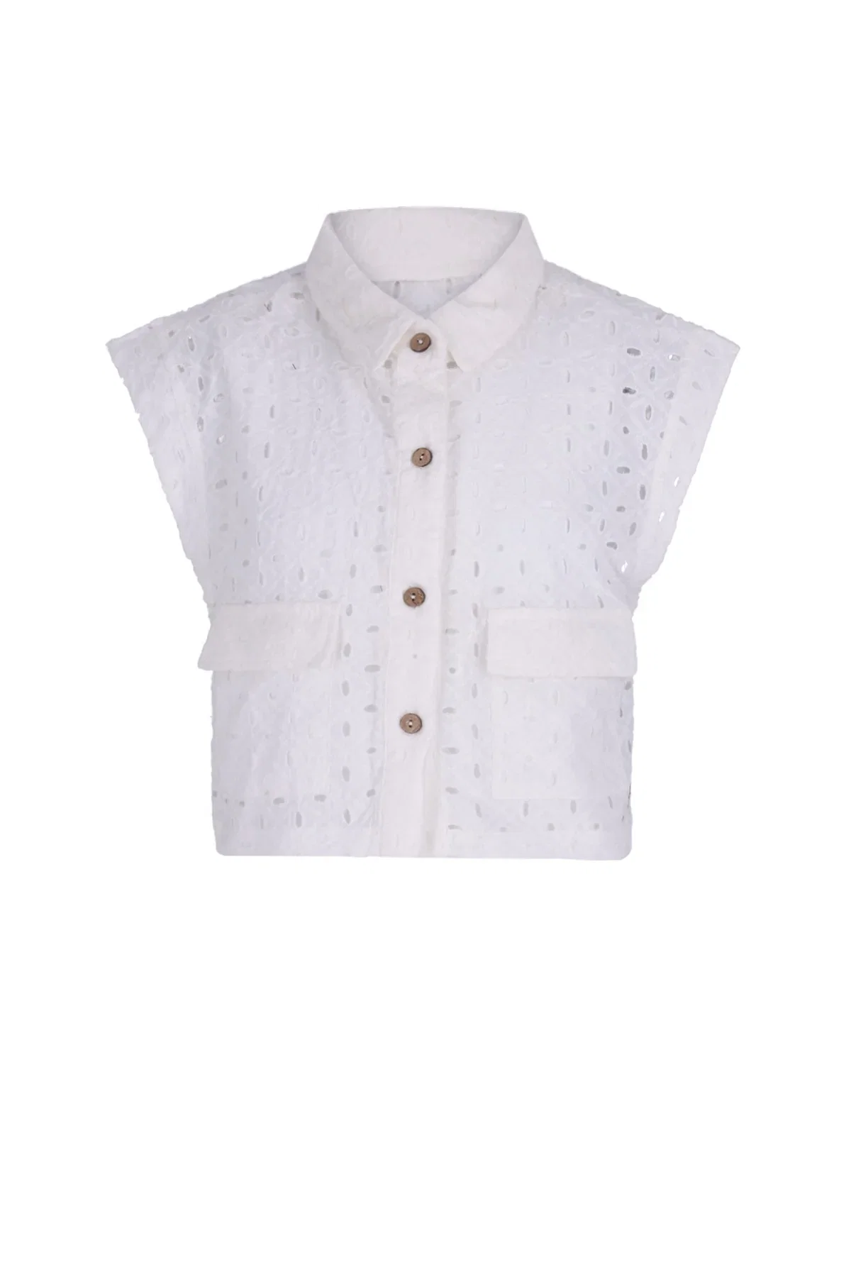 Image of Denise Flo young broderie anglaise gilet