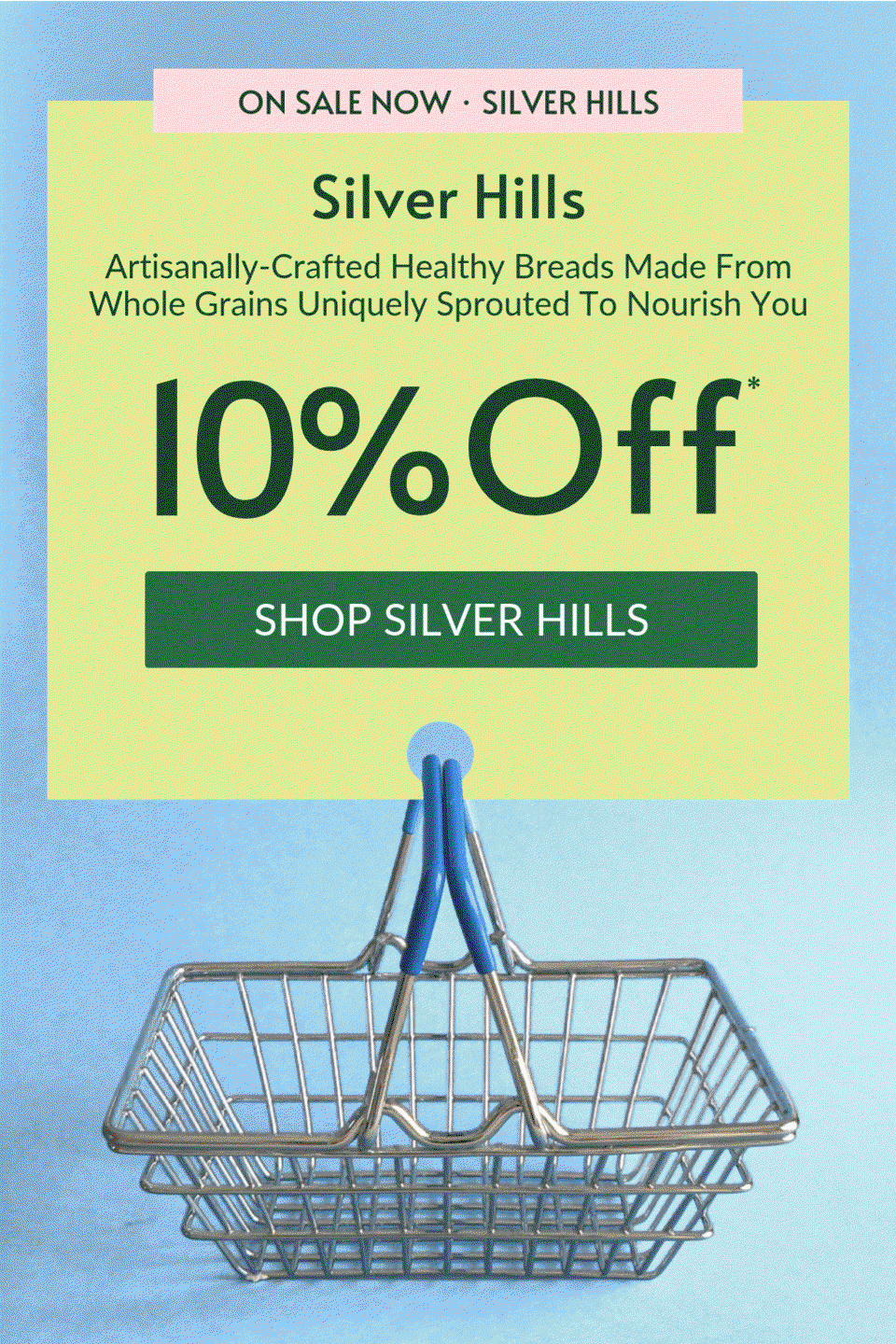 HERO SALES BANNER / SILVER HILLS / 10% OFF
