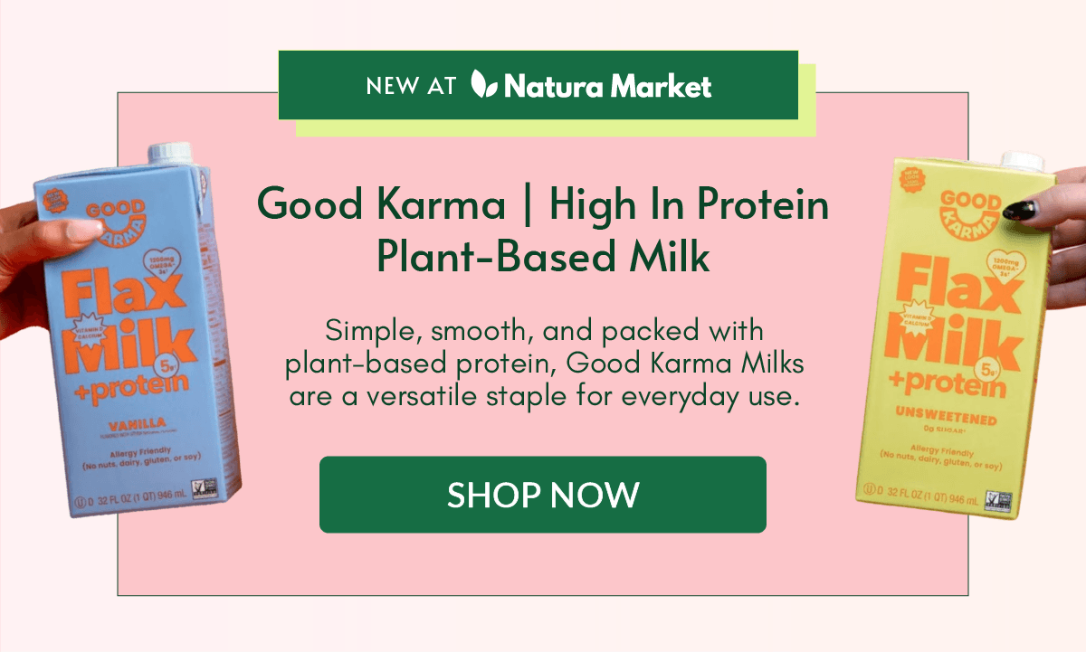 PRODUCT GRAPHIC / GOOD KARMA PLANT-BASED MILK