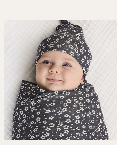 ikat-blooms-swaddle-hat-set