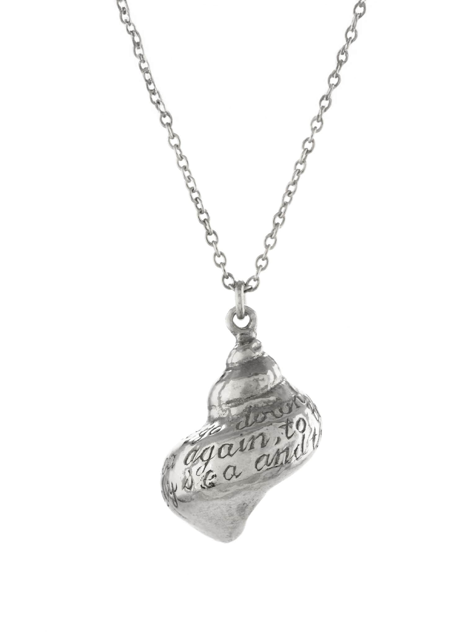 Engraved Shell Necklace