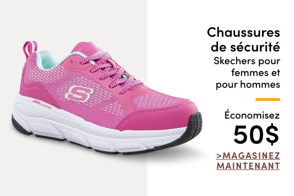Chaussures de sécurité Skechers pour femmes et pour hommes économisez 50$