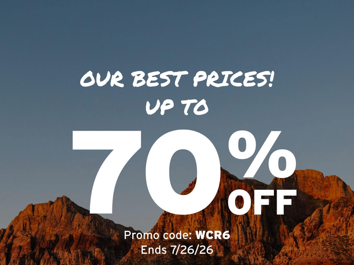 Our best prices! Up to 70% off with promo code WCR6. Display images to learn more.
