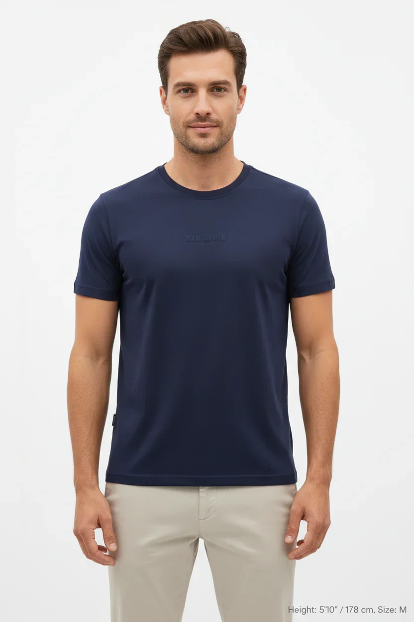 Image of The Cromer Navy T-shirt