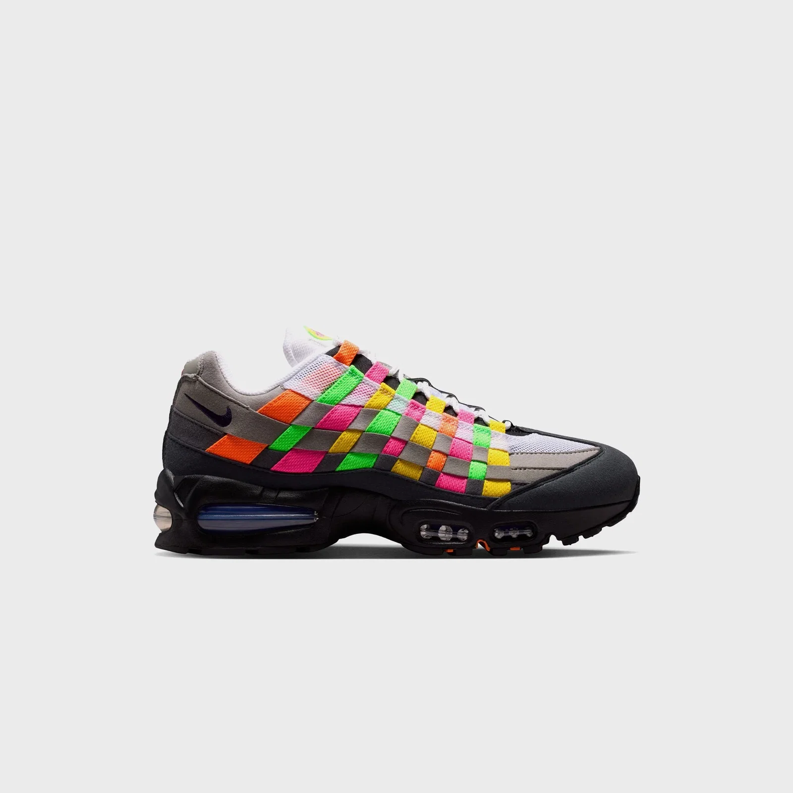 Image of Nike Air Max 95 Big Bubble - White / Purple Dynasty / Pearl Gray / Light Charcoal