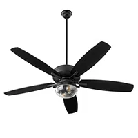 Breeze Patio 52 inch Matte Black Ceiling Fan by Quorum