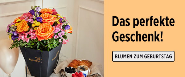 Das perfekte Geschenk: Blumen zum Geburtstag senden!
