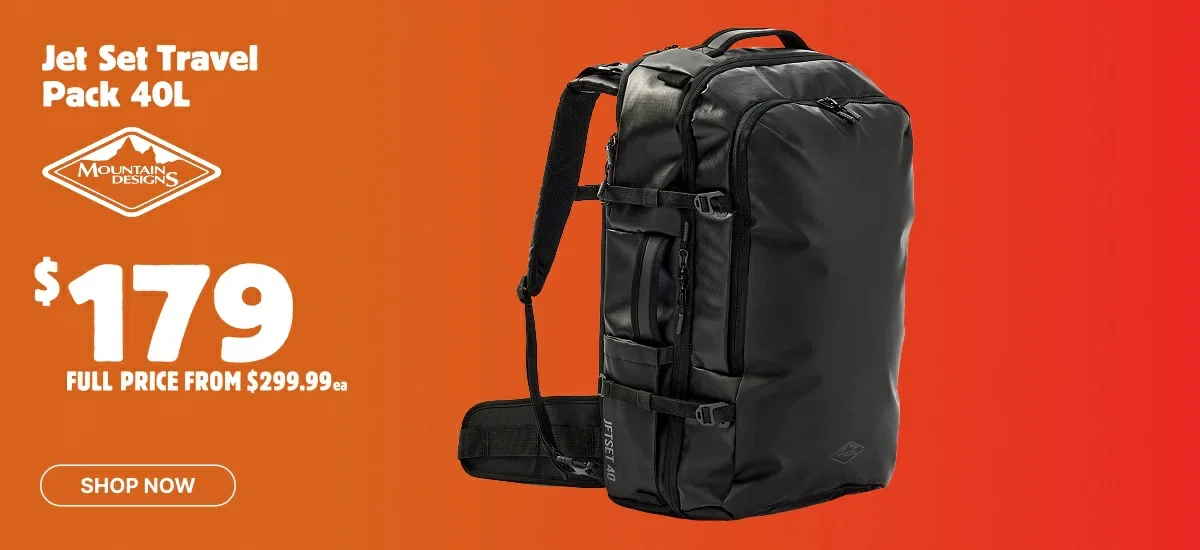 Mountain Designs Jet Set Travel pack 40L