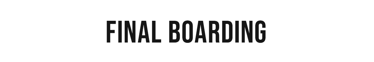Final Boarding