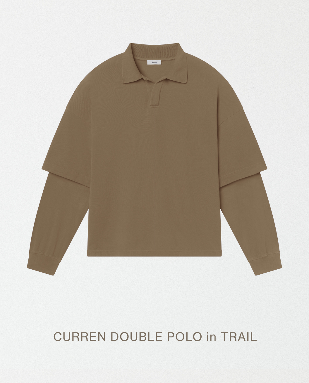 Curren Double Sleeve Polo in Trail