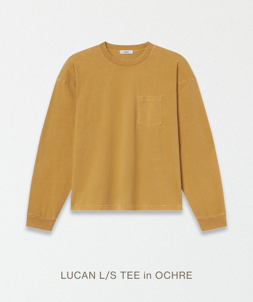 Lucan L/S Tee in Ochre