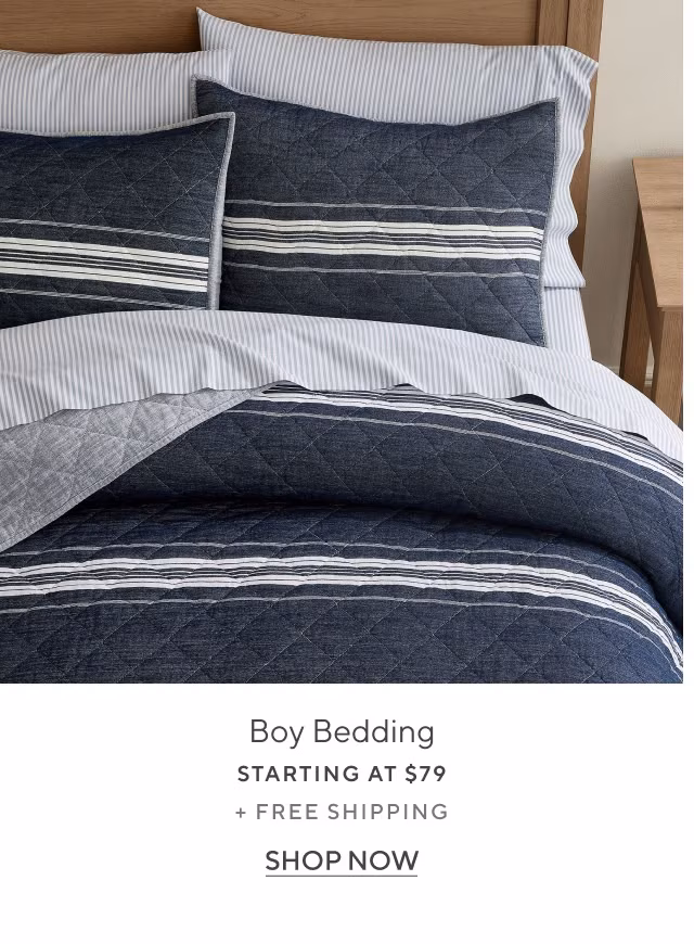 Boy bedding