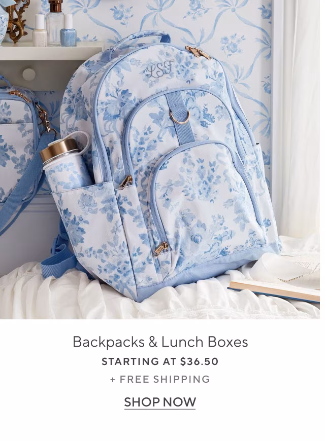 Backpack and lunch boxes