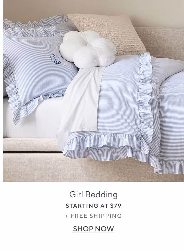 Girl bedding