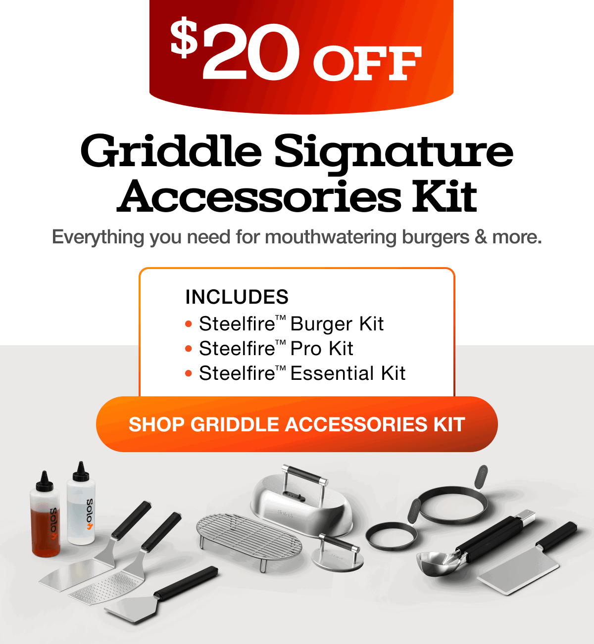 Signature Steelfire Griddle Accessories Collection
