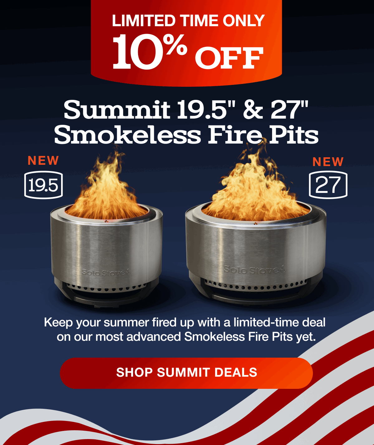 Summit Smokeless Fire Pit Series Deals