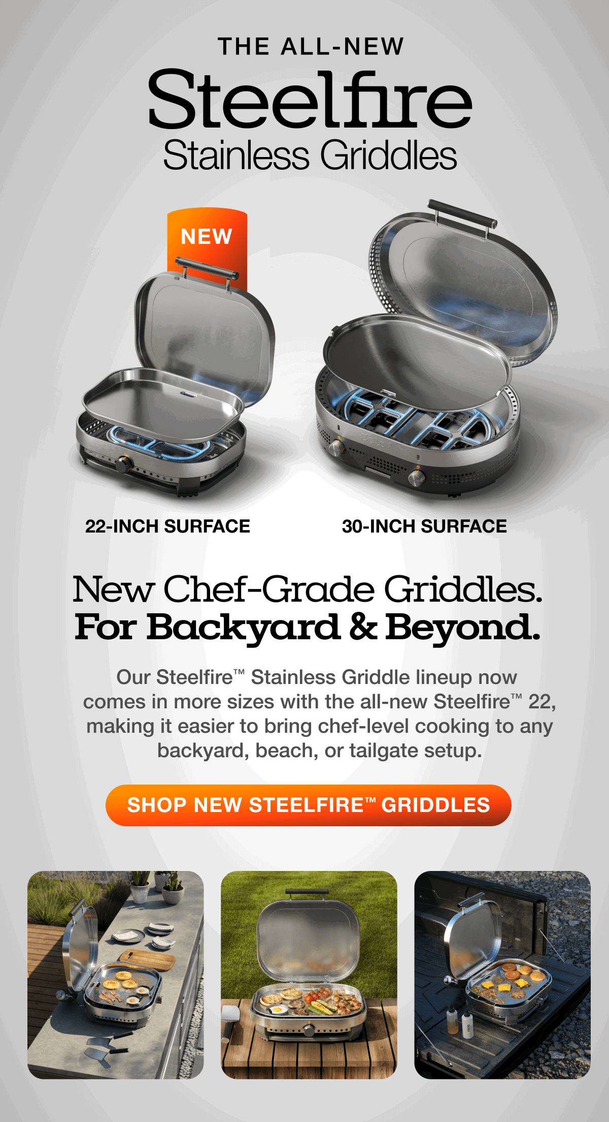 Steelfire Stainless Griddles