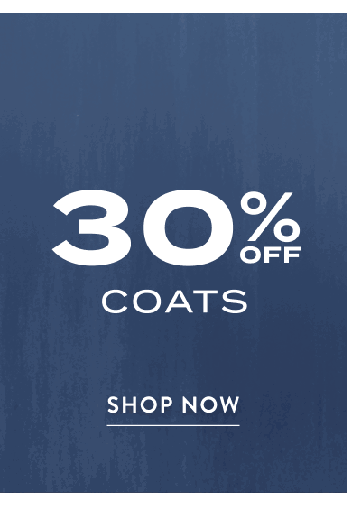 30% Off Coats