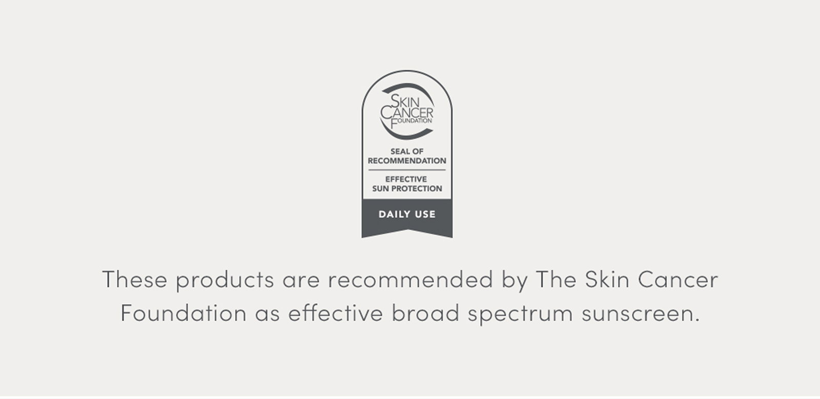 Skin Cancer Seal of Recommendation 