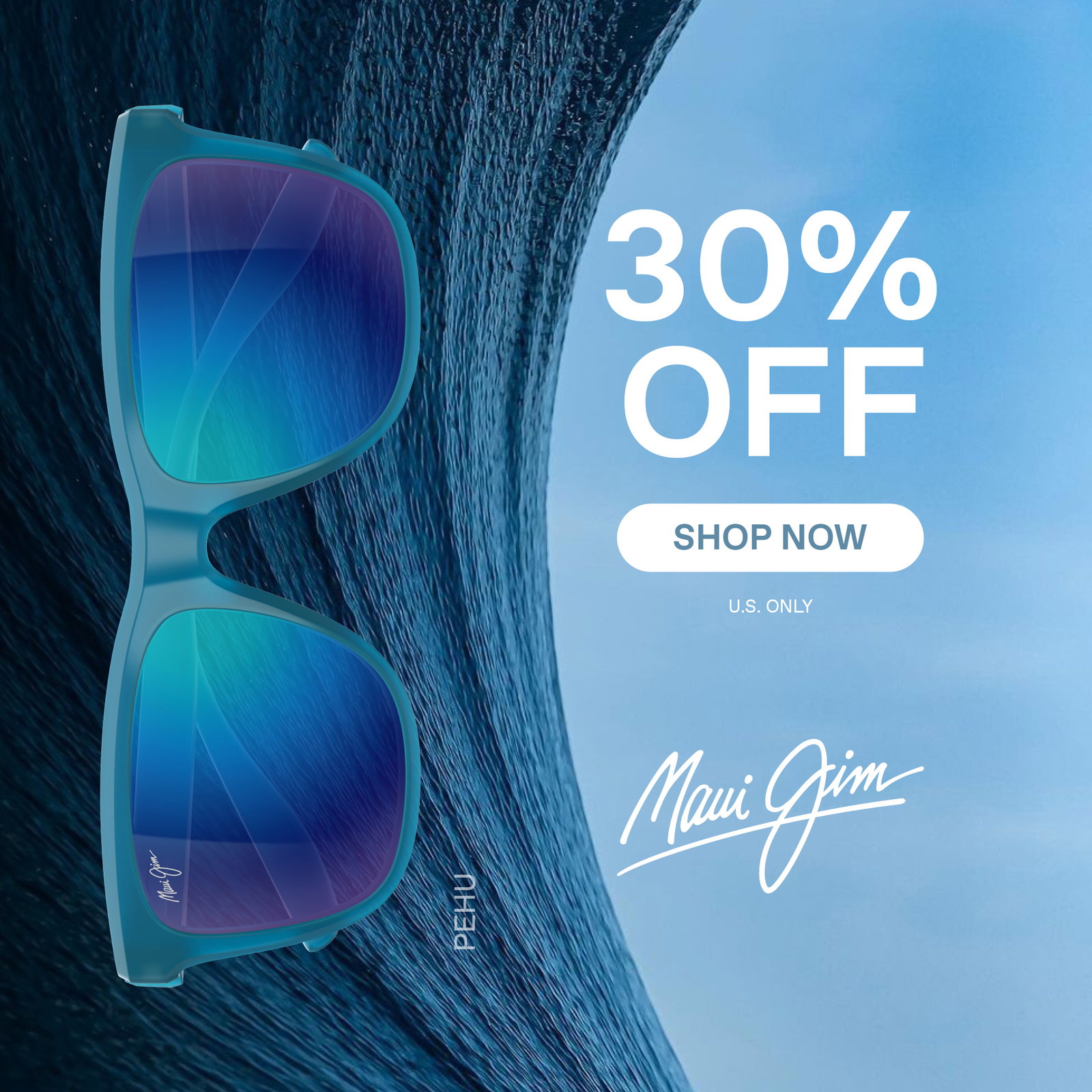 Maui Jim- 30% Off - Shop Now Style Shown: Pehu