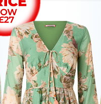 Vintage Florals Tunic Dress - Half Price Now £27