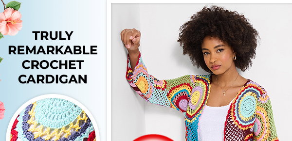 Truly Remarkable Crochet Cardigan - 30% Off Now £70