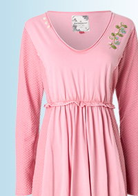 Pretty as a Picture Jersey Tunic Top - Half Price Now £25