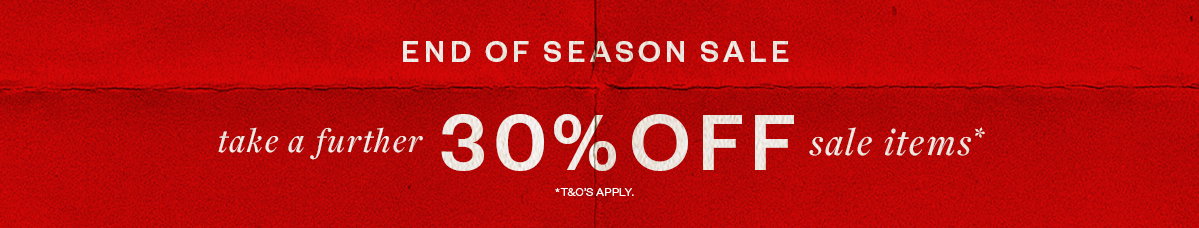Take A Further 30% Off Sale