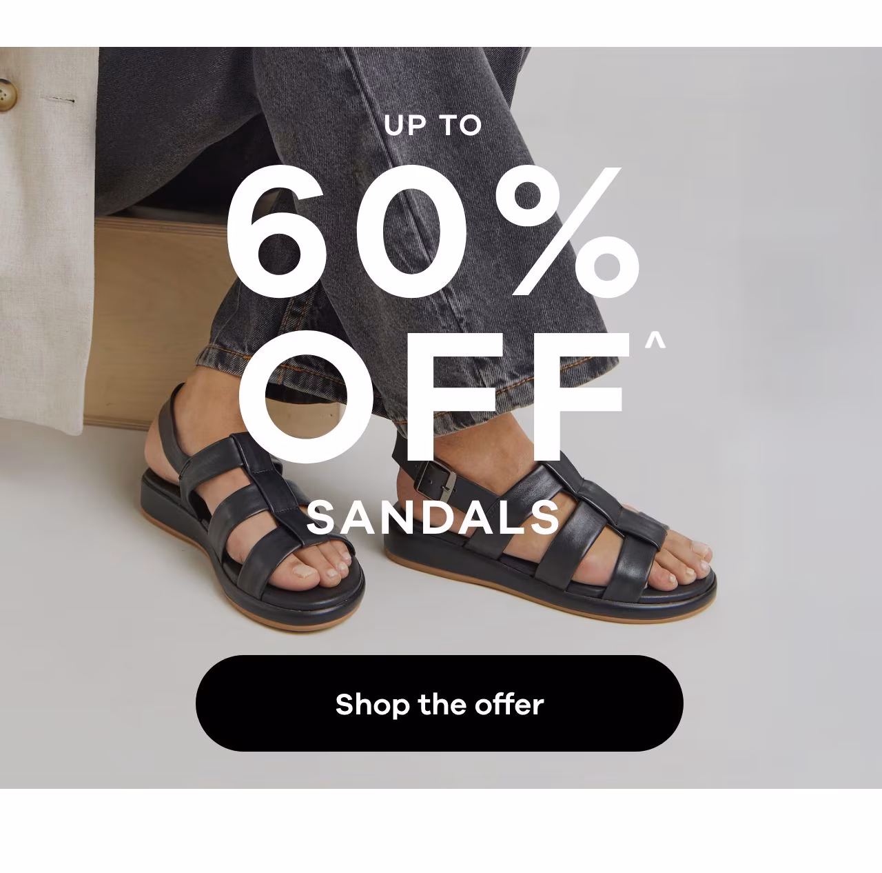 Up to 60% OFF sandals