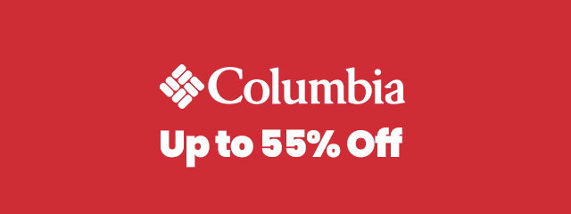 Up to 55% off Columbia 