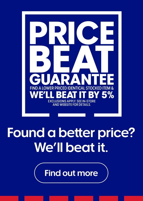 Found a better price?
We’ll beat it.