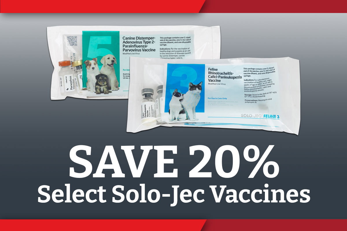 Save 20% on select Solo-Jec Vaccines