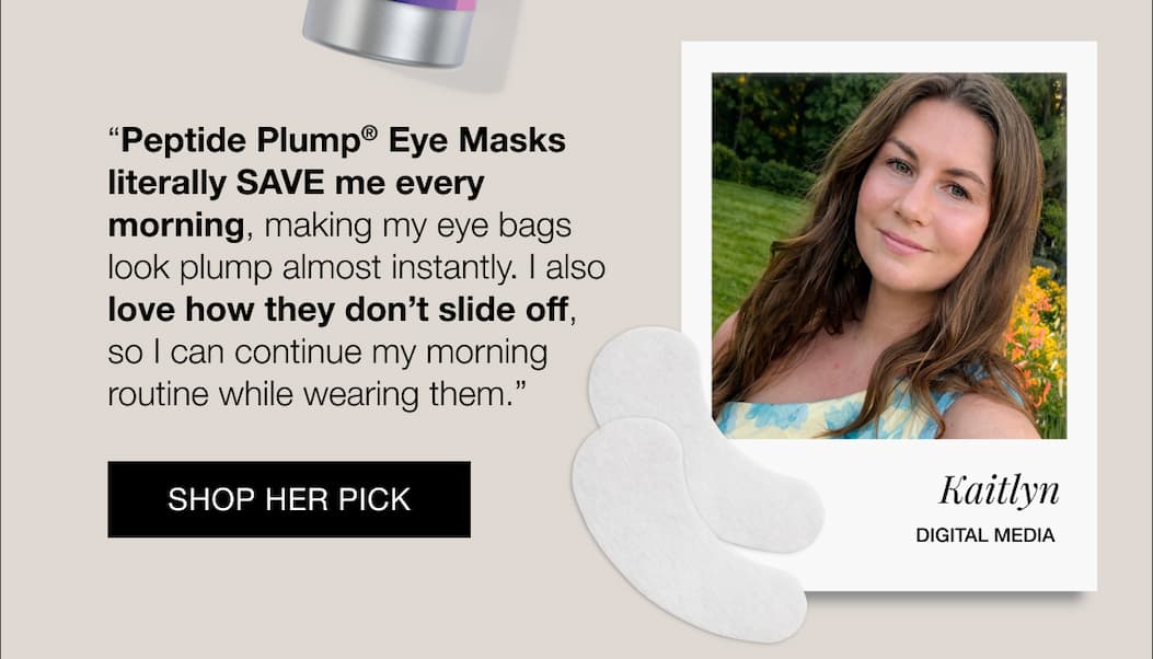 Shop StriVectin Peptide Plump Collagen Renewal Eye Mask - Kaitlyn's pick