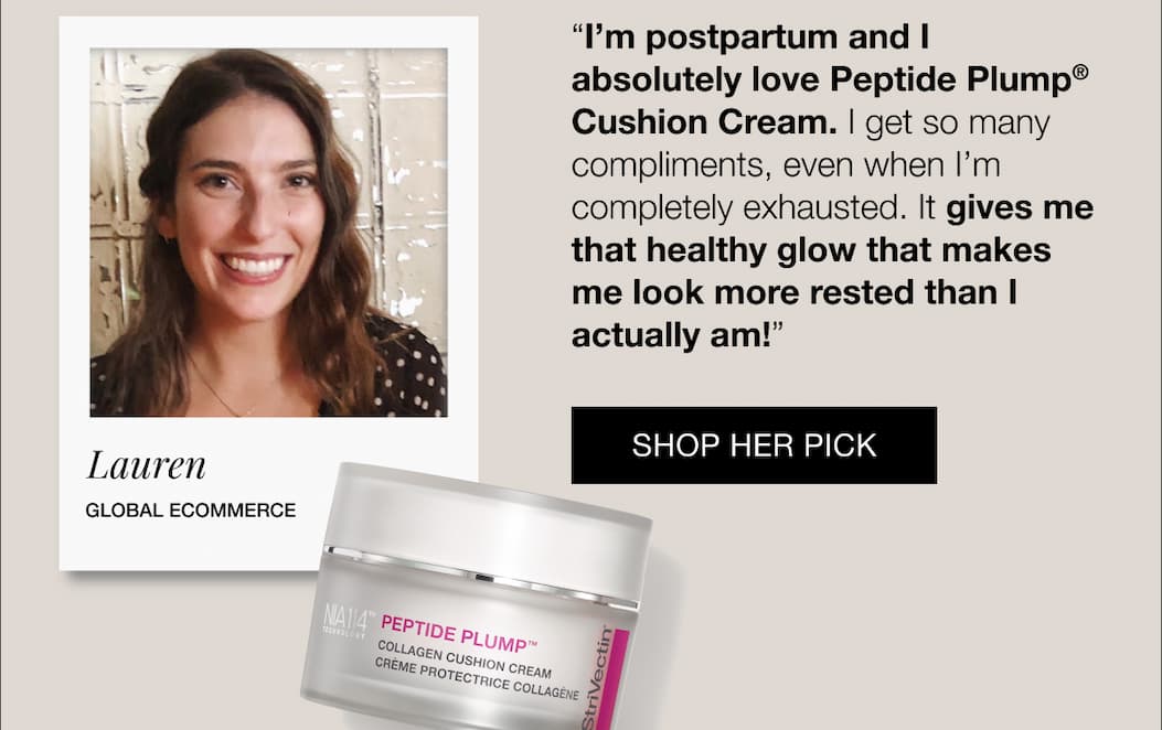 Shop StriVectin Peptide Plump Collagen Cushion Cream - Lauren's pick