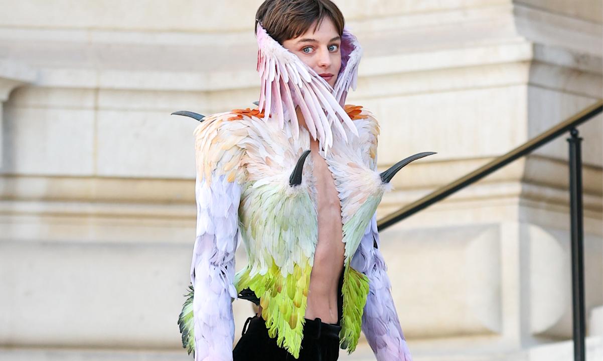Emma Corrin in Paris 