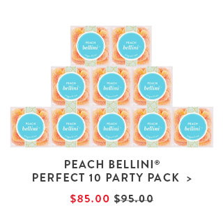  Peach Bellini® Perfect 10 Party Pack