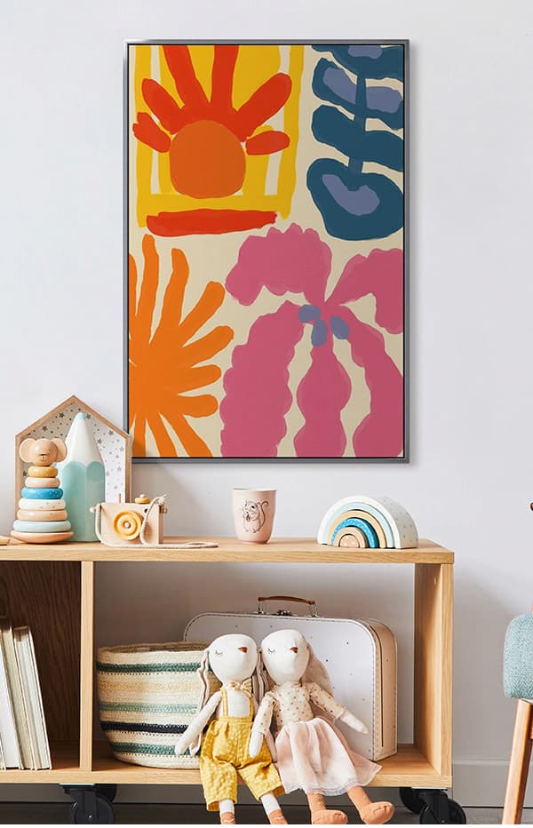 Bring color and expression to her space with contemporary art