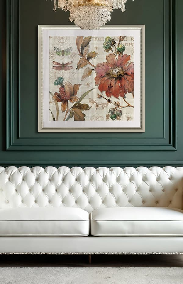 Elevate your living room with traditional art