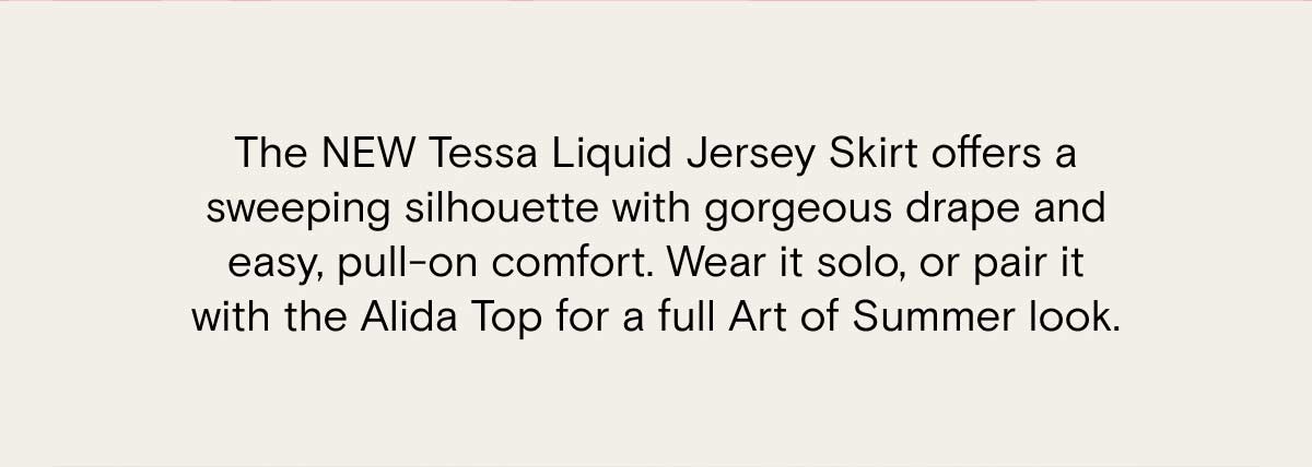 New Tessa Liquid Skirt