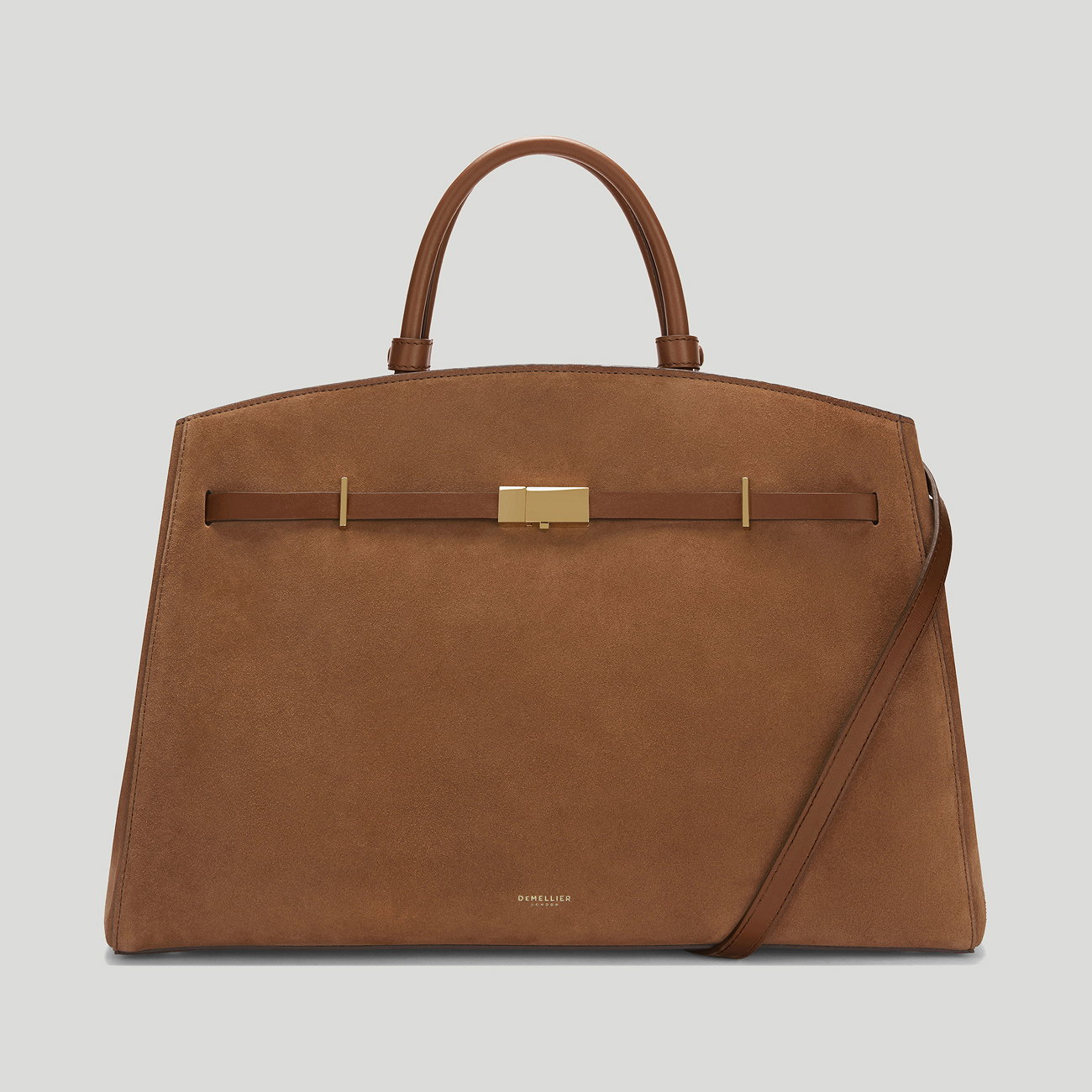 the hudson deep tan suede
